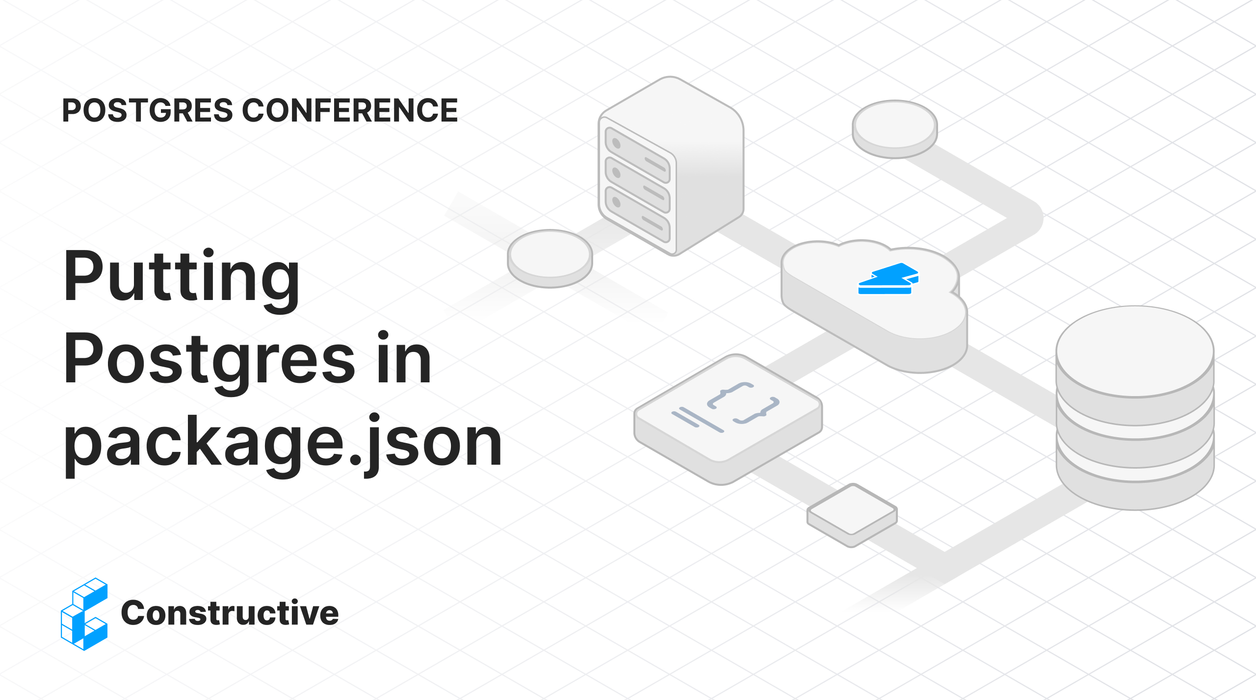 Putting Postgres in package.json